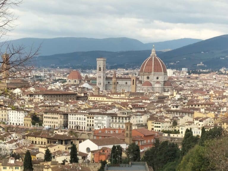 Visuale su Firenze