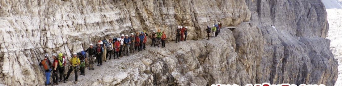 Gruppo durante il Corso Escursionismo avanzato