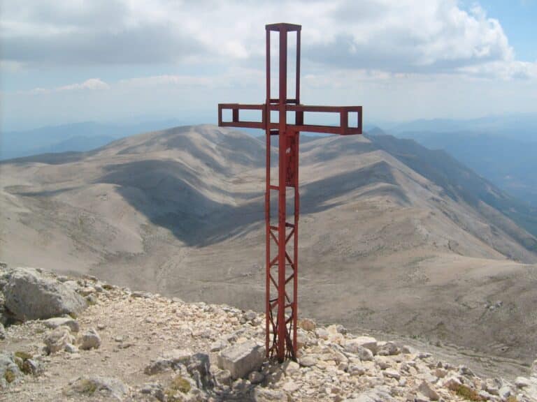 Panorama dalla vetta corno grande
