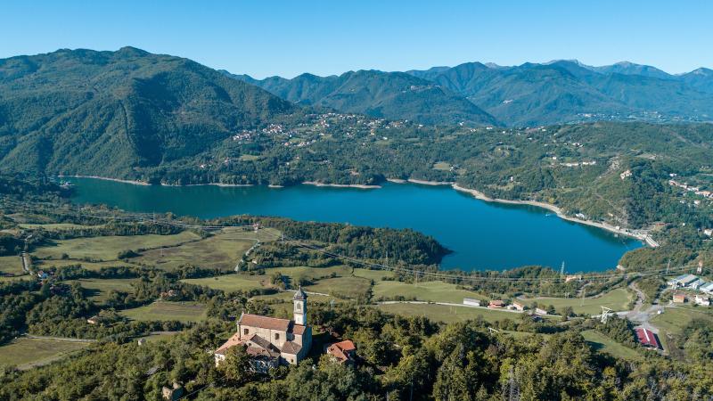 Panorama sul Lago di Suviana