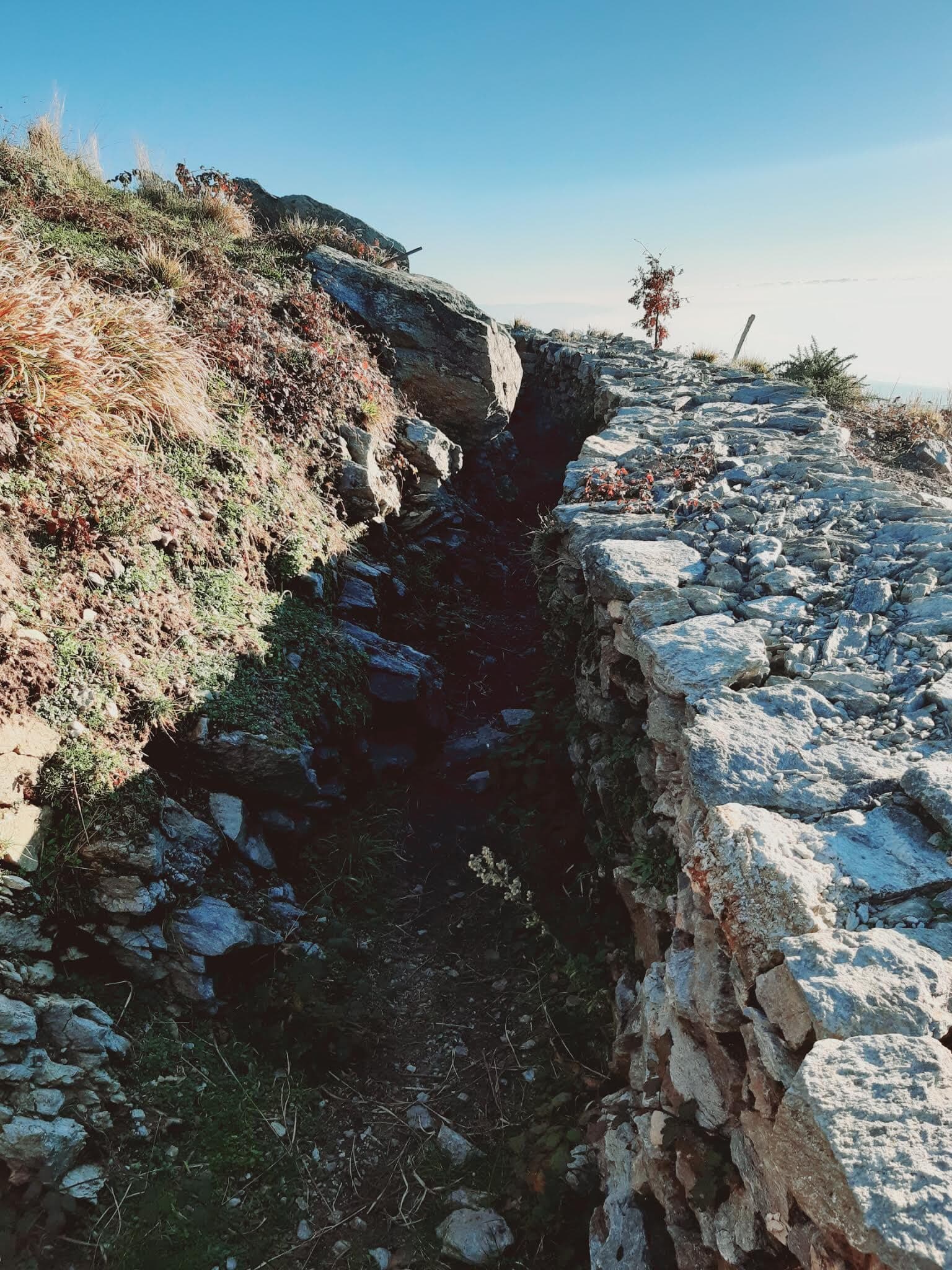 Particolare della linea gotica