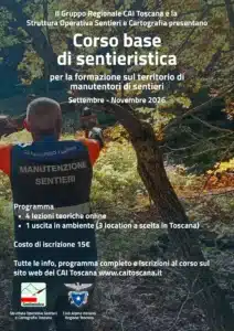 Locandina Corso Manutenzione Sentieri
