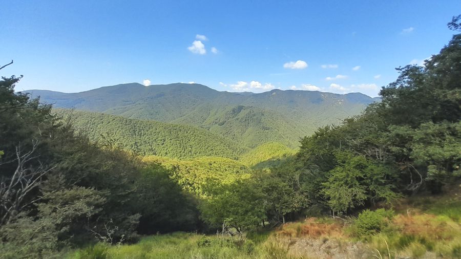 Panorama sull'appennino